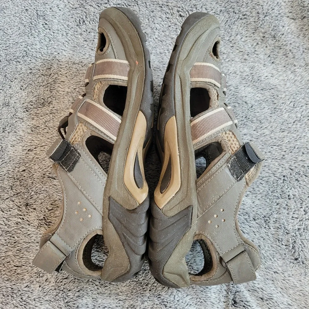 Teva Omnium Mens Hiking Sandals 11 Gray Sport Water Shoes Active Gorpcore 21460